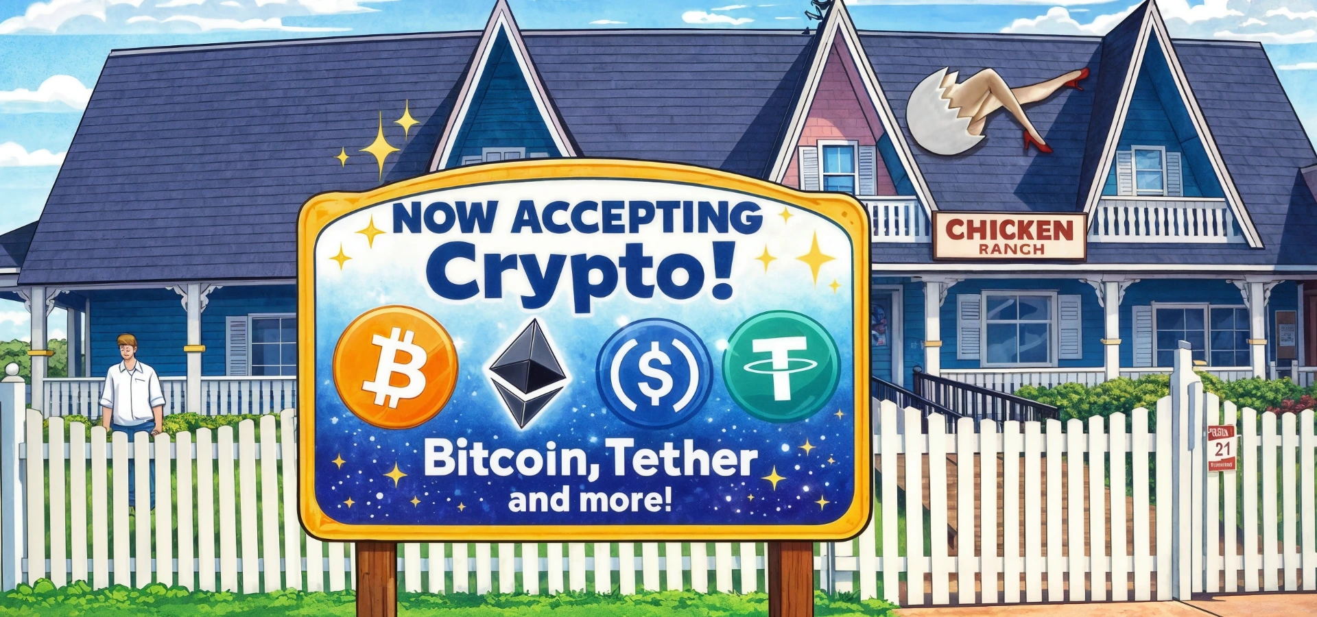 Legal Brothel Accepts Crypto!