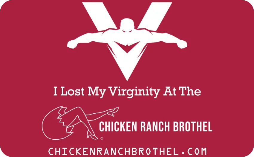Chicken Ranch V Card - I Lost My Virginity at the Chicken Ranch Brothel